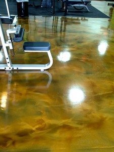 yellow gold Metallic floor