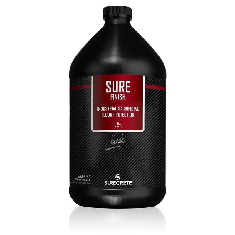 1 Gallon Industrial Floor Wax Gloss Finish Top Protection Coat Non Slip SureFinish™ by SureCrete