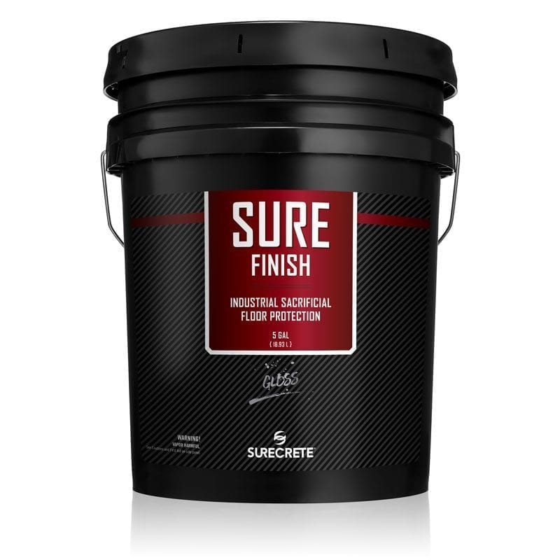 5 Gallon Industrial Floor Wax Gloss Finish Top Protection Coat Non Slip SureFinish™ by SureCrete