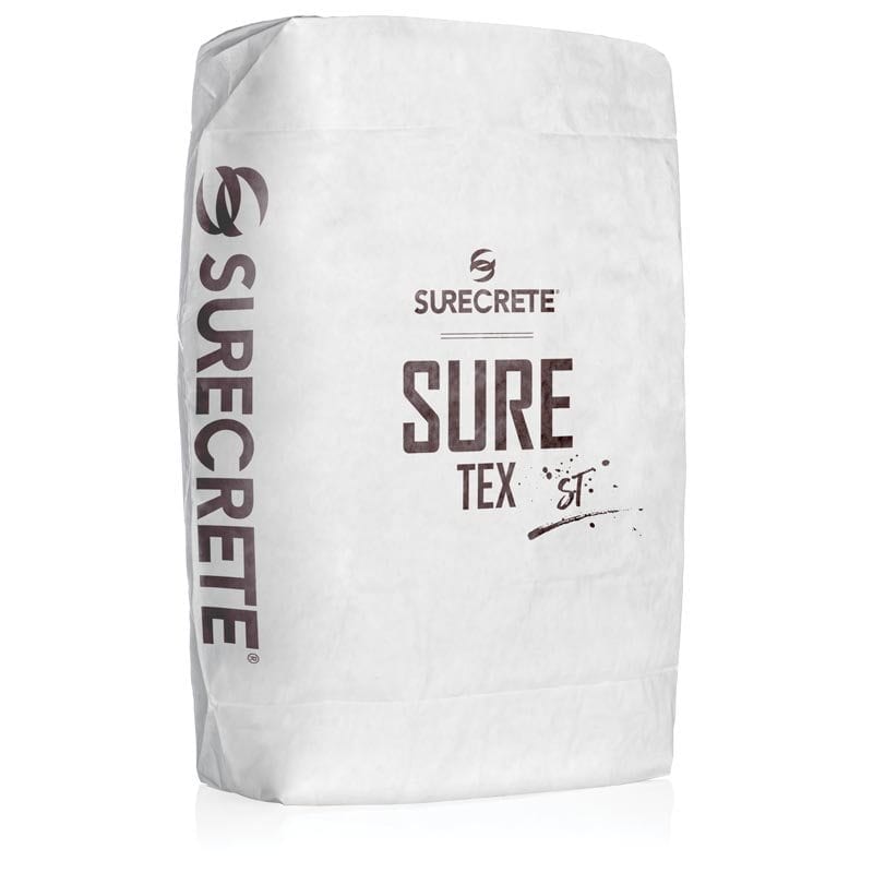 50 Lb. Texture Concrete Floor Overlay Slow Cure SureTex ST™ by SureCrete