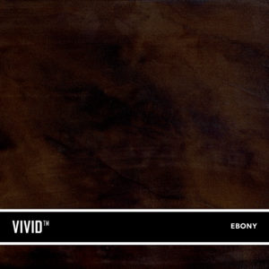 Ebony VIVID is a reactive acid stain that creates a beautiful variegated appearance by reacting with calcium and lime in concrete and cement-based overlays.