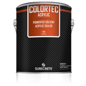 Colored Water-Based Outdoor Concrete Paint and Sealer ColorTec