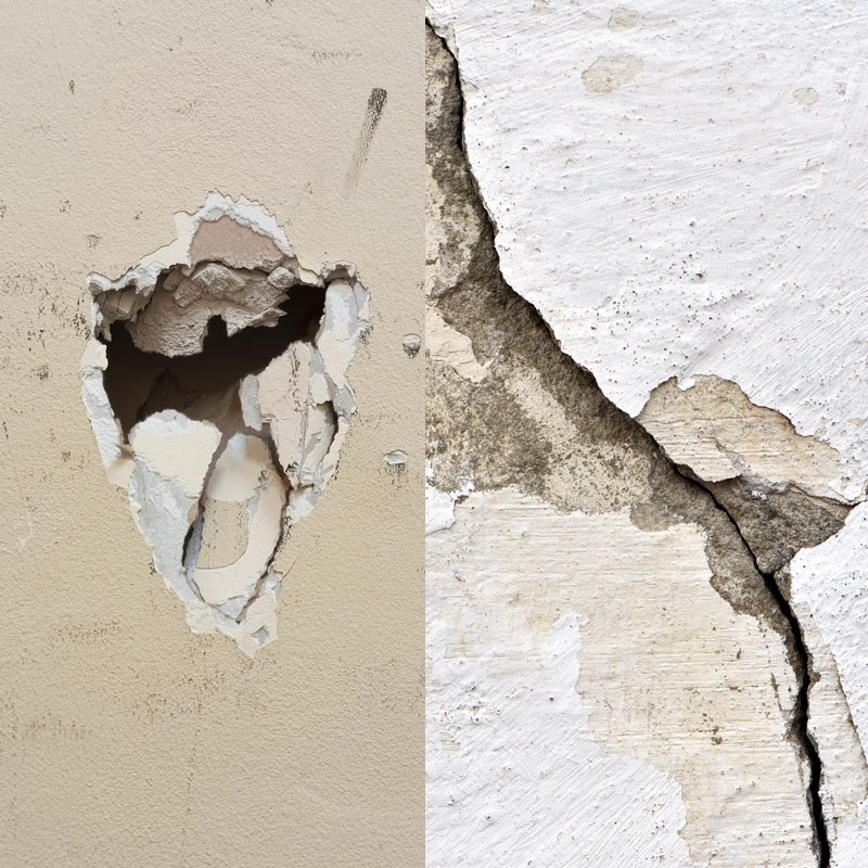 Existing Walls - Needs Repair
